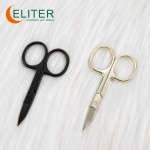 Beauty Manicure Scissors Manufacturer - OEM/ODM Hot Sell Black Golden Stainless Steel