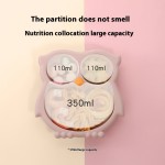 Dinner Plate Supplier - One piece Silicone Owl Cartoon Tableware