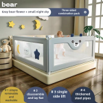 Baby Cot Factory - Extra Long with Safety Rails Fence Bed Guard