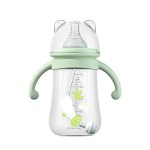 Feeding Bottle Supplier - Animal Cartoon BPA Free Wide Mouth Bottle