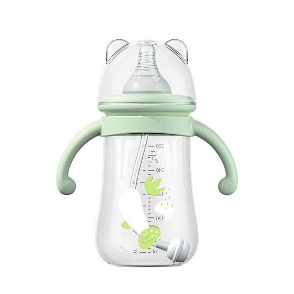 Feeding Bottle Supplier - Animal Cartoon BPA Free Wide Mouth Bottle
