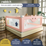 Baby Cot Factory - Extra Long with Safety Rails Fence Bed Guard