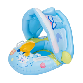 Baby Bath Set Factory - Hot Sale Cartoon Swim Float with Canopy