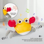 Electronic Toy Factory - New Walking Wind up Crab with Music LED