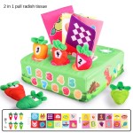 Educational Toy Factory - Lala Baby 3D Radish Puzzle for 0-1 Year