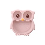 Dinner Plate Supplier - One piece Silicone Owl Cartoon Tableware