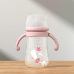 Feeding Bottle Supplier - Animal Cartoon BPA Free Wide Mouth Bottle