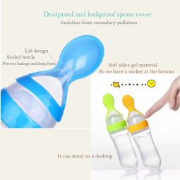 Silicone Feeding Bottle Factory - Food Grade BPA Free Squeezing Bottle