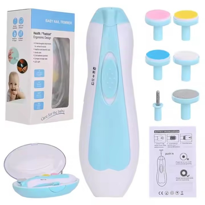 Nail Trimmer Supplier - 6 in 1 Safe Electric Nail File Clipper