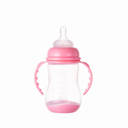 Baby Feeder Supplier - Wide Neck Plastic with Base and Handle