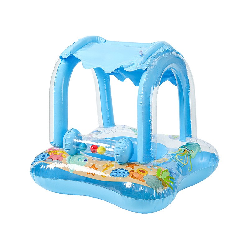 Swim Ring Manufacturer - Inflatable Summer with Sunshade Water Toy