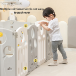 Baby Crib Playpen Factory - Colorful Elephant Design Safe Guard