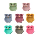 Dinner Plate Supplier - One piece Silicone Owl Cartoon Tableware