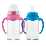 Feeding Bottle Supplier - BPA Free Plastic with Handle Soft Nipple