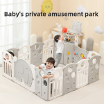 Baby Crib Playpen Factory - Colorful Elephant Design Safe Guard