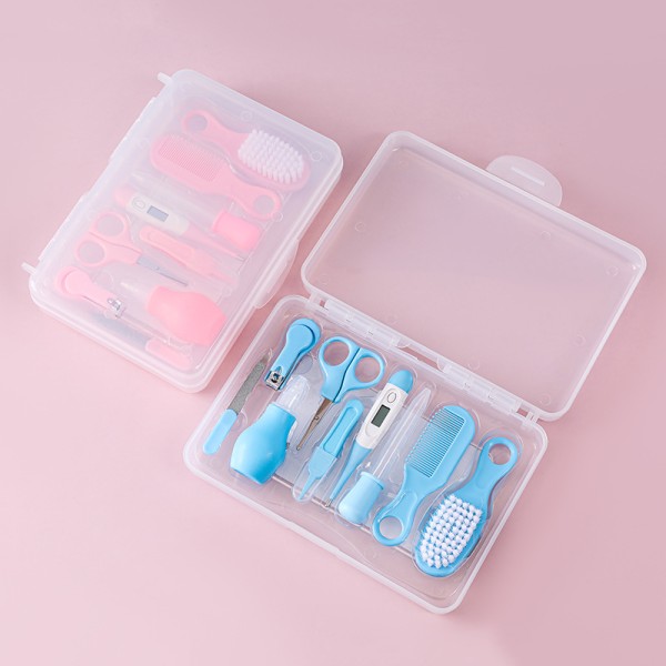Plastic Care Kit Supplier - 9 Piece Infant Head Comb Nose Aspirator