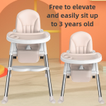 High Chair Factory - 3 in 1 Modern Portable Adjustable PU Seat