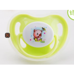 Newborn Pacifiers Manufacturer - Food Grade Apple Shaped Printed Pattern
