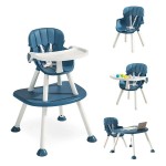 Kids Dining Chair Supplier - 3 in 1 Multifunction High Chair Table