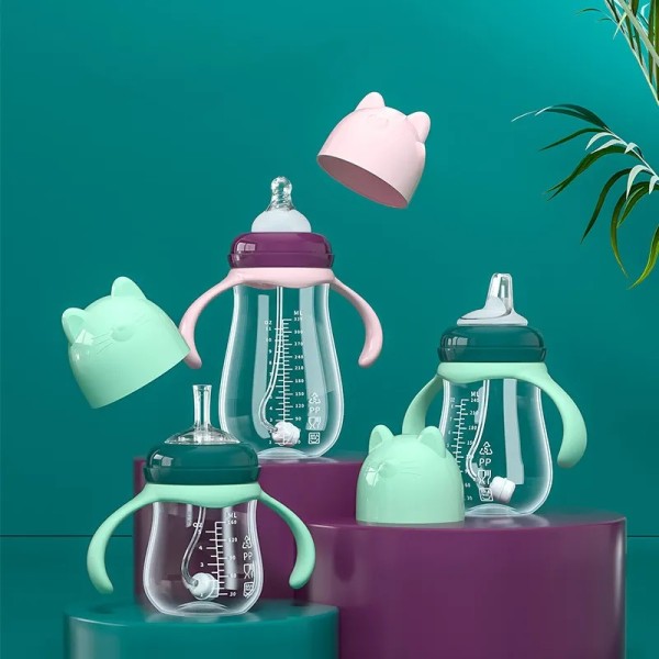 Milk Bottle Factory - Large Capacity 160-330ml Anti Fall BPA Free