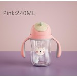 Tritan Bottle Supplier - Wide Neck Sipper Cup with Silicone Straw