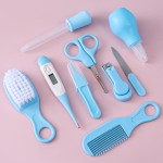 Plastic Care Kit Supplier - 9 Piece Infant Head Comb Nose Aspirator
