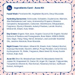 Acne Care Kit Factory - Face Cleanser Sunscreen Night Day Cream