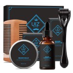 Beard Growth Kit Supplier - Private Label Oil Balm Wood Comb Kit