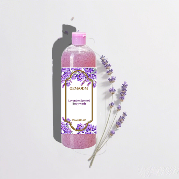 Body Wash Manufacturer - OEM Organic Lavender Exfoliating Brightening
