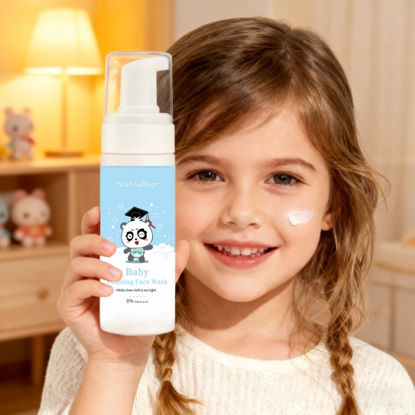 Children Face Wash Supplier - Private Label Amino Acid Vitamin C Foam