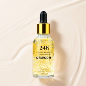 Face Serum Supplier - Private Label 24K Gold Hyaluronic Acid