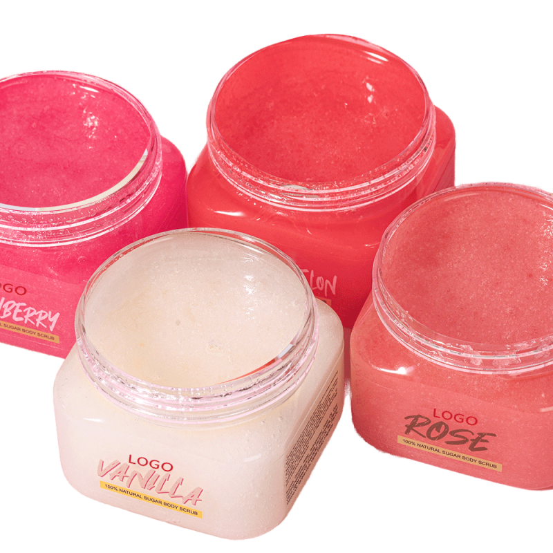 Body Scrub Supplier - Private Label Strawberry Shea Butter Sugar