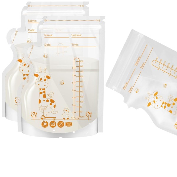 Milk Storage Bags Supplier - 30pcs PET Gourd-shaped Slow Flow