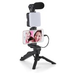 Smartphone Vlogging Kit Manufacturer - OEM/ODM With Tripod Microphone LED Light