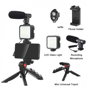 Portable Vlogging Kit Manufacturer - OEM/ODM New Hot with Tripod BT Control