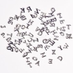 新LZ 3D日本钉艺术26字母合金珠宝钉钻黑色钉艺术网红色枪