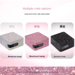 Kariu 2025大功率LED光疗机全新升级版指甲油胶烤灯，专为美甲店制作塑料