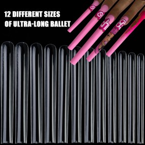 畅销欧美超长60片全假指甲方头法式指甲