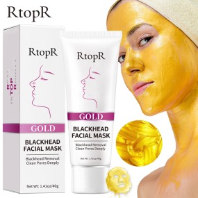 Face Mask Cream Manufacturer - Private Label Gold Black Blackhead Acne Removing Pores