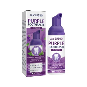 Purple Whitening Toothpaste Manufacturer - OEM Private Label Custom Cleaning Desalinating