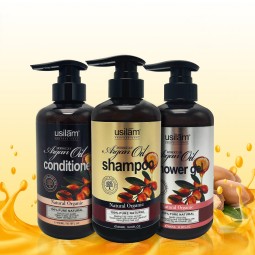 Argan Oil Hair Set Manufacturer - OEM Private Label Custom Organic Shampoo Conditioner Gel