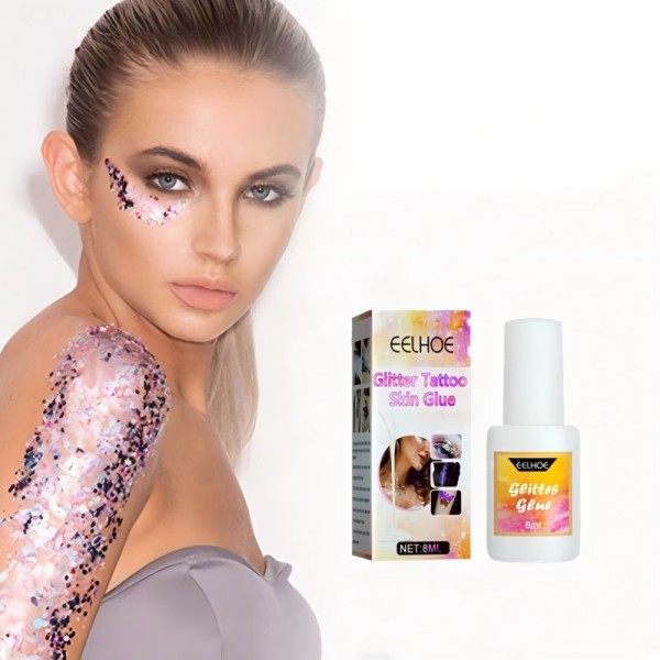 Glitter Tattoo Paint Manufacturer - OEM 8ml Halloween Carnival Themed Parties Makeup