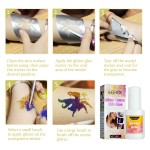 Glitter Tattoo Paint Manufacturer - OEM 8ml Halloween Carnival Themed Parties Makeup
