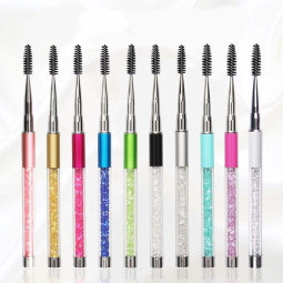 Eyelash Spoolie Brushes Manufacturer - OEM Promotional Private Label 100 MOQ Crystal Mascara