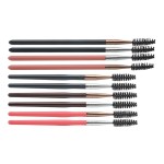 Eyelash Brush Manufacturer - OEM Private Logo Mini Spoolies Pink Black Mascara Brush