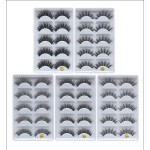 False Eyelashes Manufacturer - OEM/ODM Wholesale 5 Pairs 3D Mink Natural Lashes