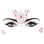 Face Gems Manufacturer - OEM Genya Women Mermaid Glitter Rhinestone Festival Eyes