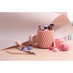 Makeup Brush Set Manufacturer - OEM Custom Logo 50 MOQ 18 Pcs with Sponge Holder