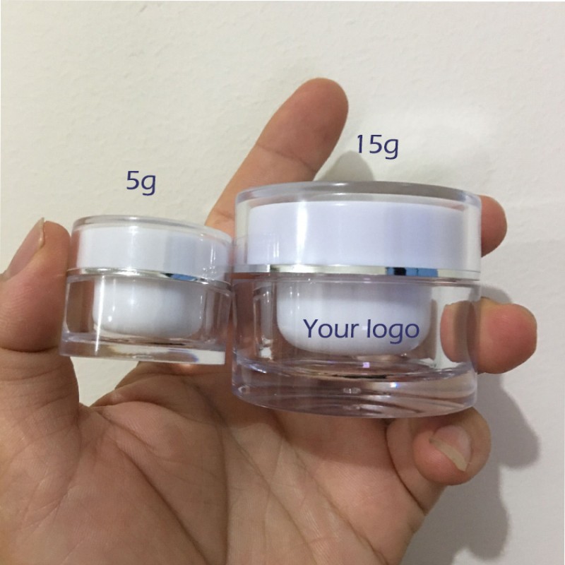 Cosmetic Jars Manufacturer - OEM Private Logo Luxury Plastic Face Cream Packaging Bottle