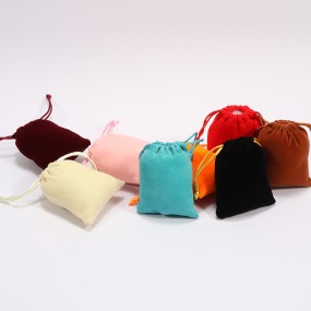 Velvet Pouch Manufacturer - OEM Make up Bag Jewelry Velvet Custom Small Bag
